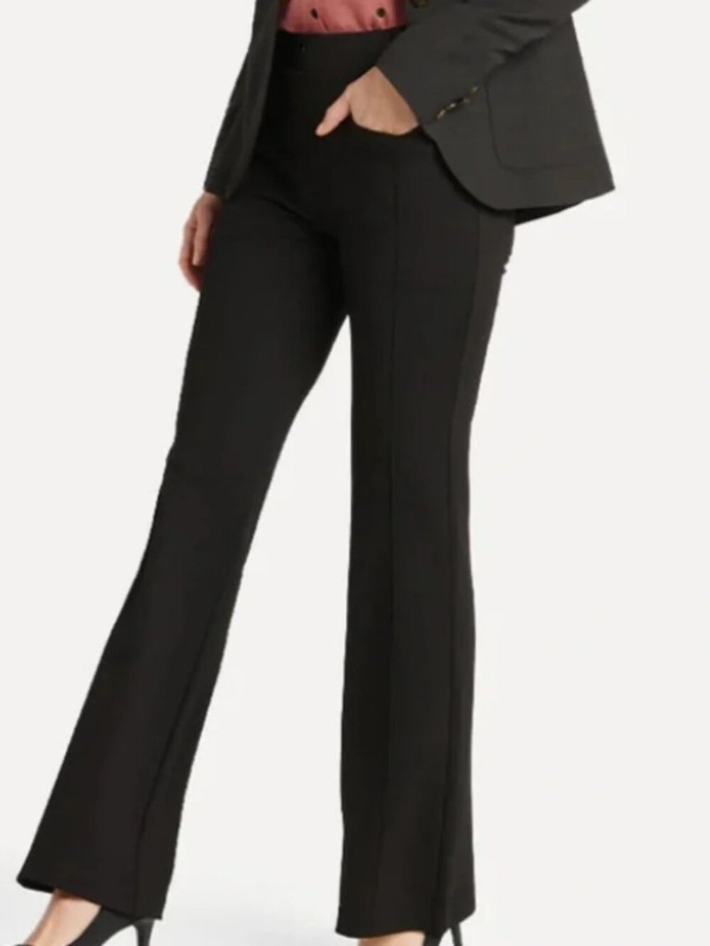 New Betabrand Black Bootcut Tower Bridge Dress Pant Yoga Pants Small
